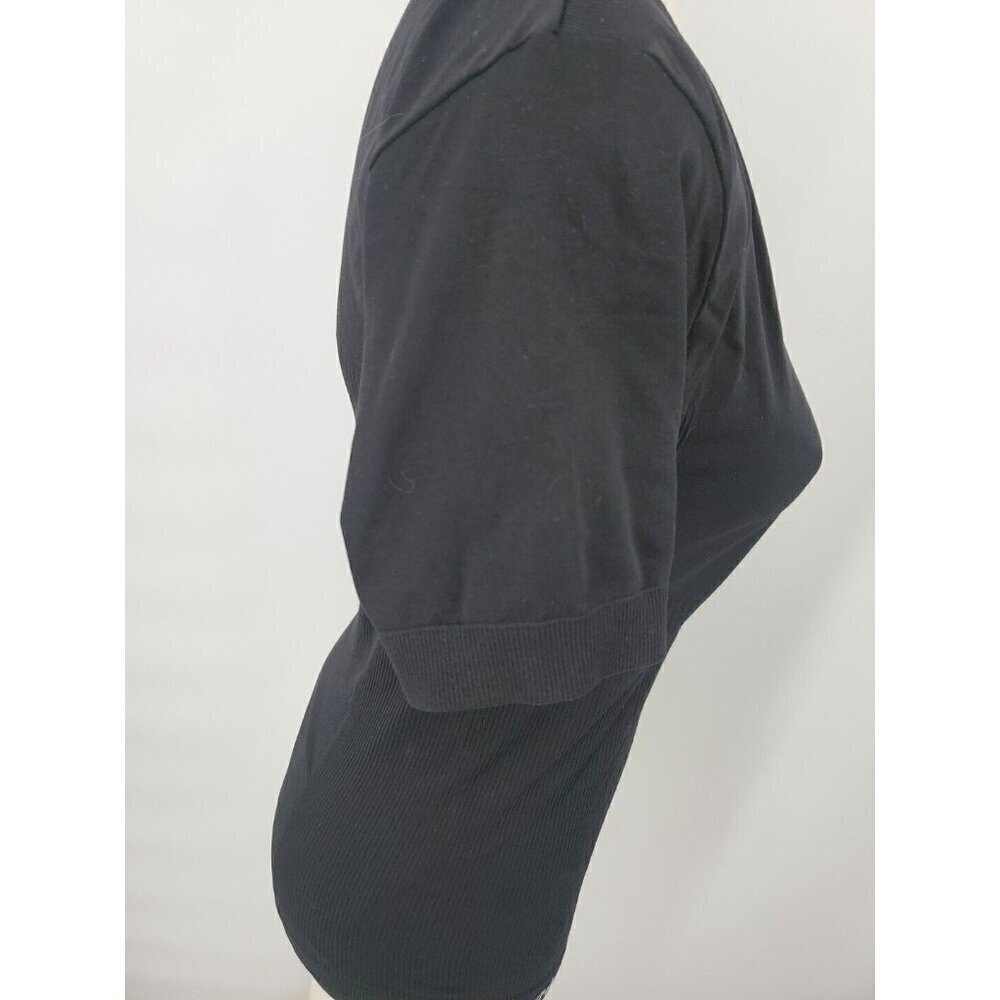 Castelli Cycling ? Shirt Womens L / XL Black Tee Fitted Ribbed Stretch Top - Picture 11 of 16